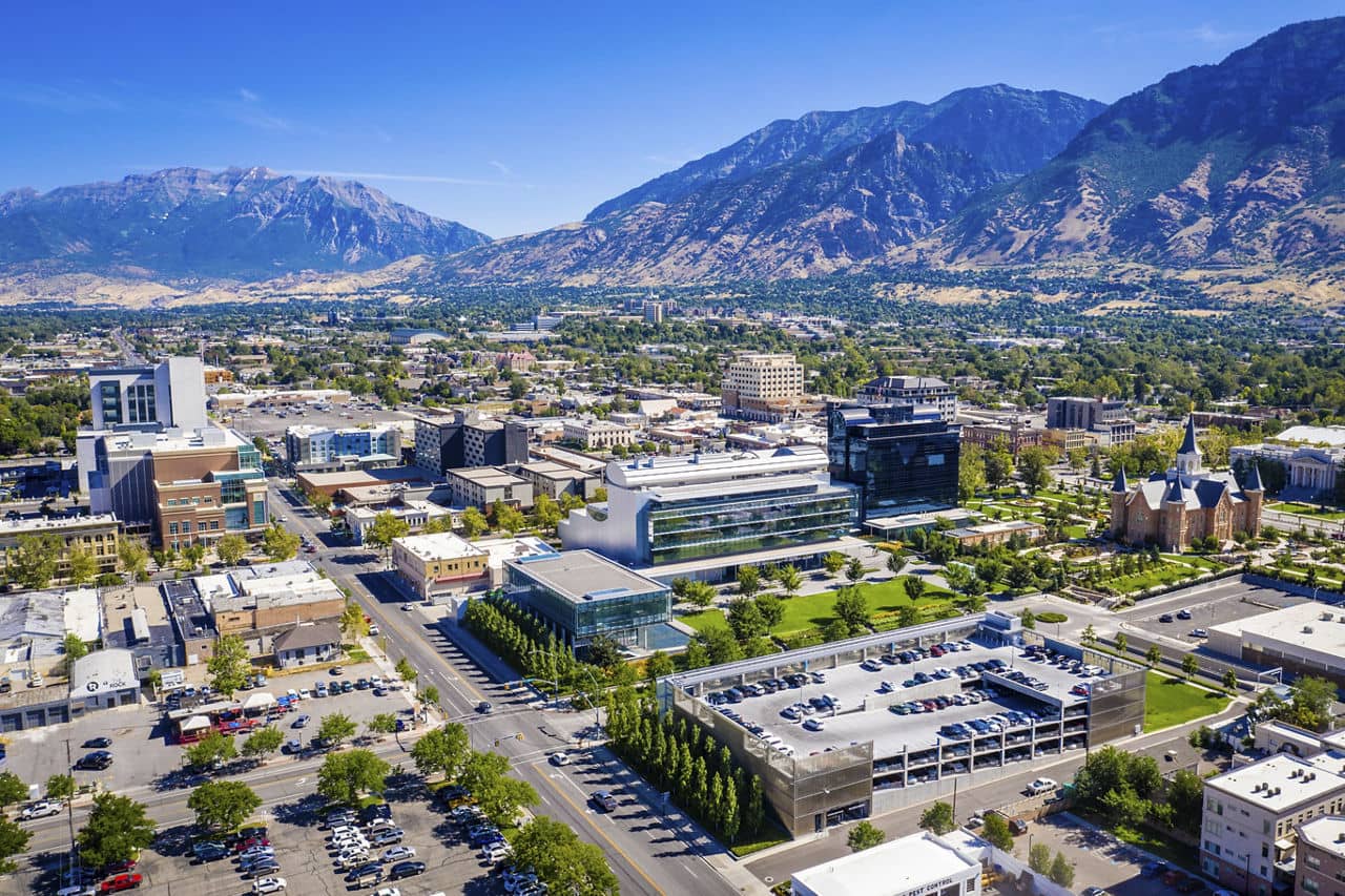 Provo-Orem Utah skyline